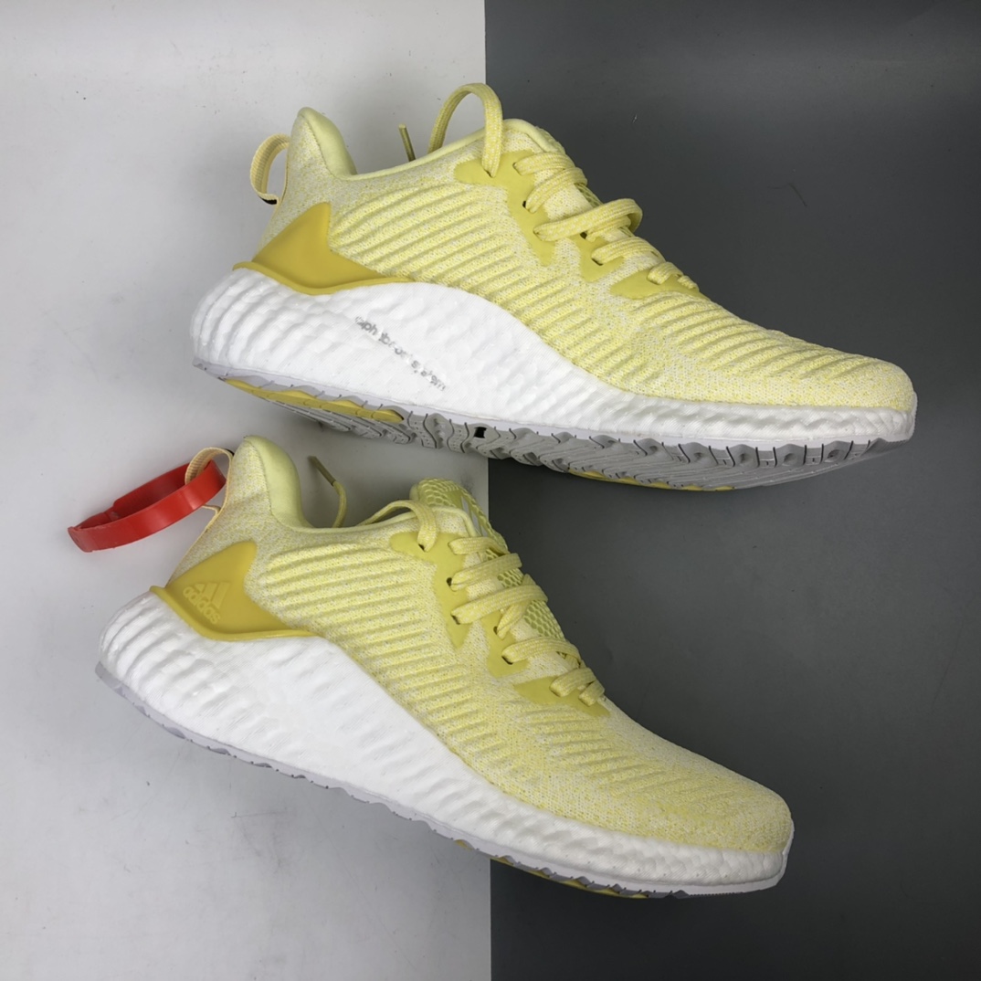 200 Adidas Alphaboost M 2020秋冬新款阿尔法高弹爆米花跑鞋 EF1286
