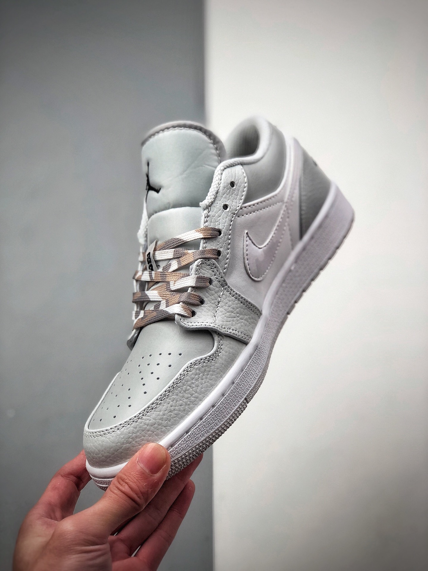 200  AJ1 乔1 乔丹1代低帮 Air Jordan 1 Low “Camo”迷彩勾乔1低帮灰色DC9036-100