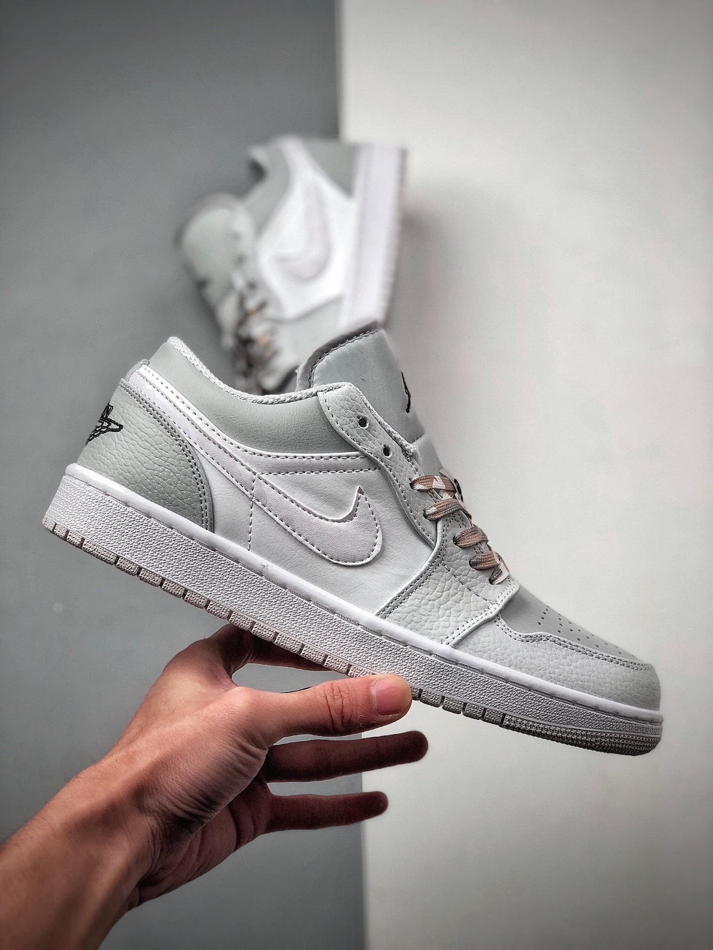 200  AJ1 乔1 乔丹1代低帮 Air Jordan 1 Low “Camo”迷彩勾乔1低帮灰色DC9036-100
