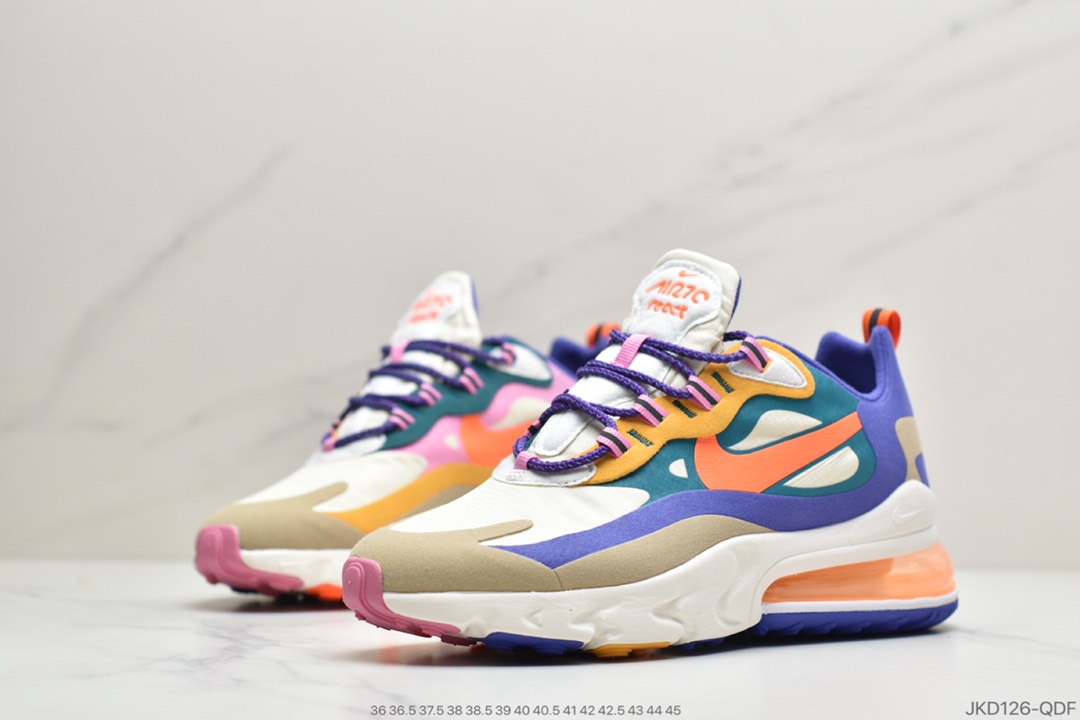 160 公司级耐克Nike Wmns Air Max 270 React 赛车系列CQ4805-146