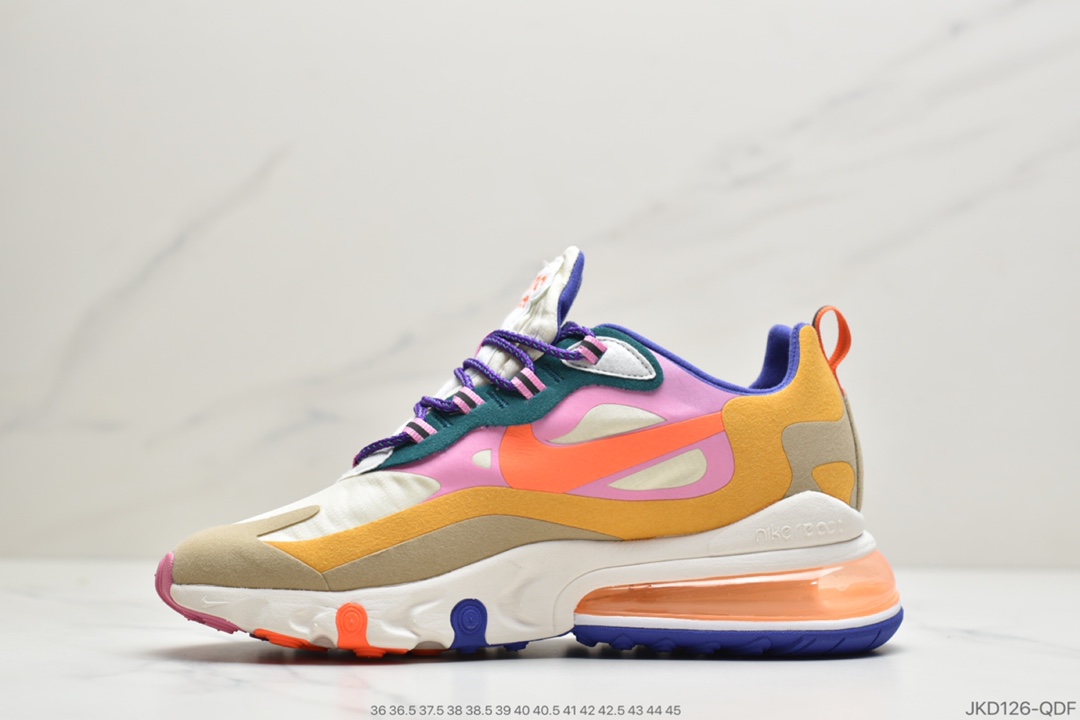 160 公司级耐克Nike Wmns Air Max 270 React 赛车系列CQ4805-146