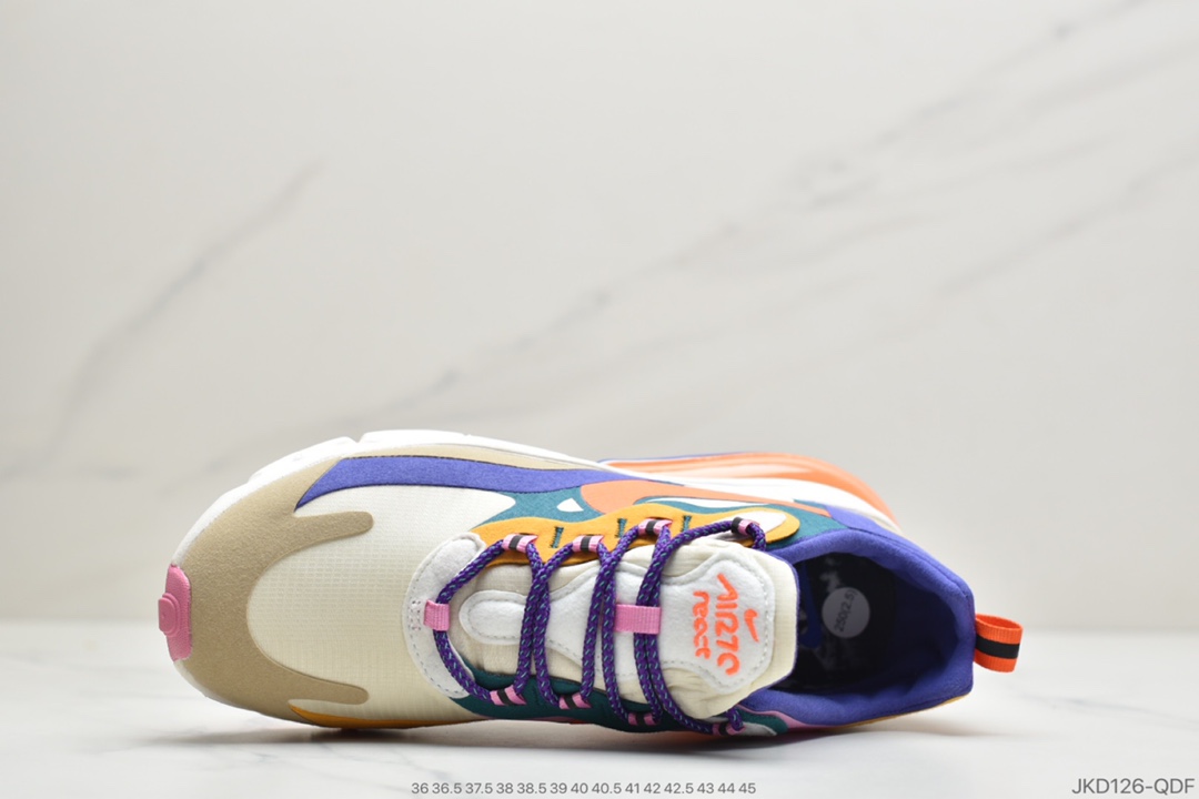 160 公司级耐克Nike Wmns Air Max 270 React 赛车系列CQ4805-146