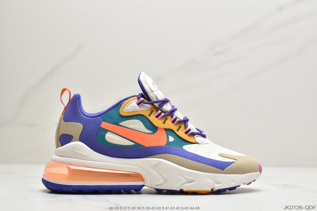 160 公司级耐克Nike Wmns Air Max 270 React 赛车系列CQ4805-146
