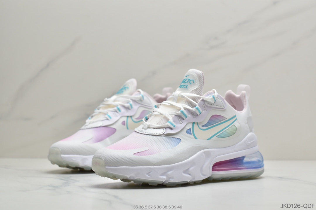 160 公司级耐克Nike Wmns Air Max 270 React 赛车系列CQ4805-146