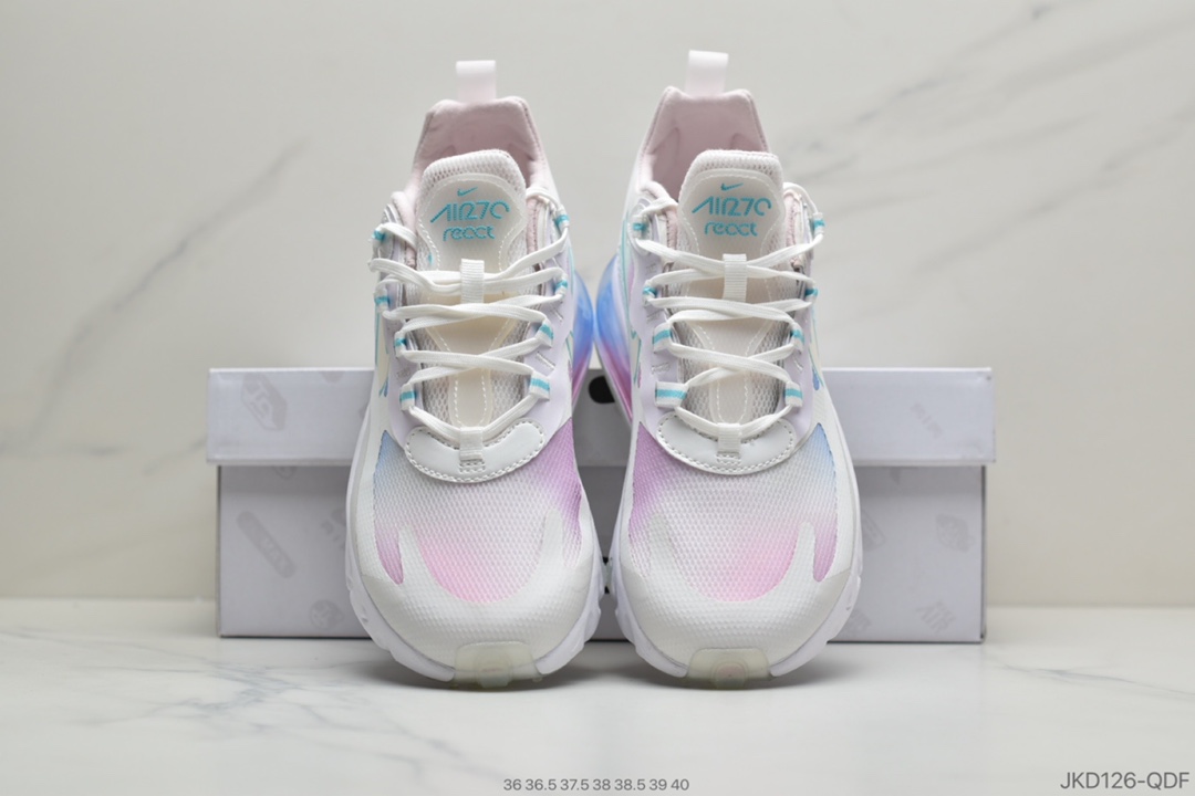 160 公司级耐克Nike Wmns Air Max 270 React 赛车系列CQ4805-146