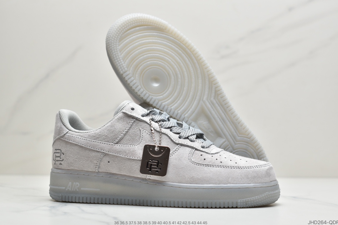 190 公司级耐克Nike卫冕冠军联名款空军低帮Air Force1 Low x Reigning Champ打造后跟3M反光设计AA1117-188