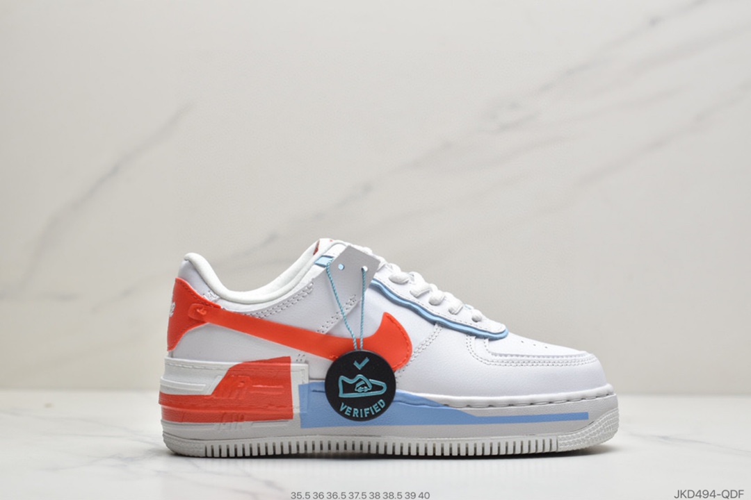 160 公司级NIKE耐克 Air Force 1 Shadow 空军一号 “马卡龙新配色“ #货号DA4291-100