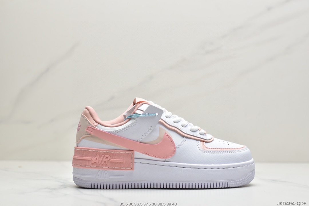 160 公司级NIKE耐克 Air Force 1 Shadow 空军一号 “马卡龙新配色“ #货号DA4291-100