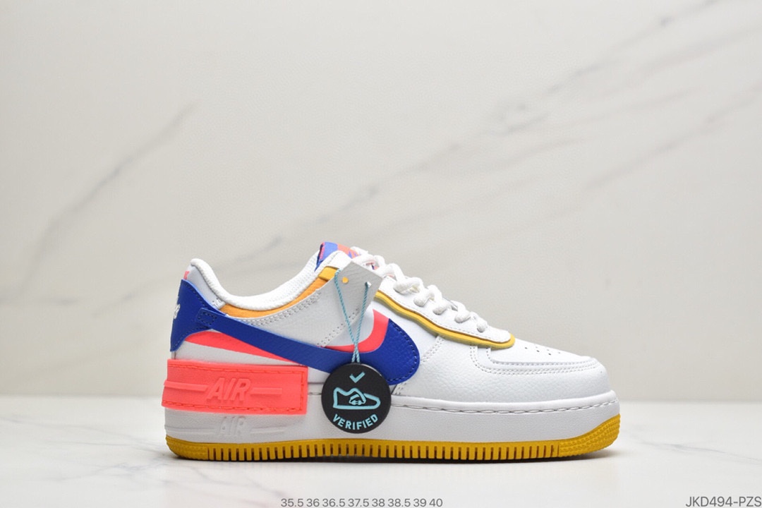 160 公司级NIKE耐克 Air Force 1 Shadow 空军一号 “马卡龙新配色“ #货号DA4291-100