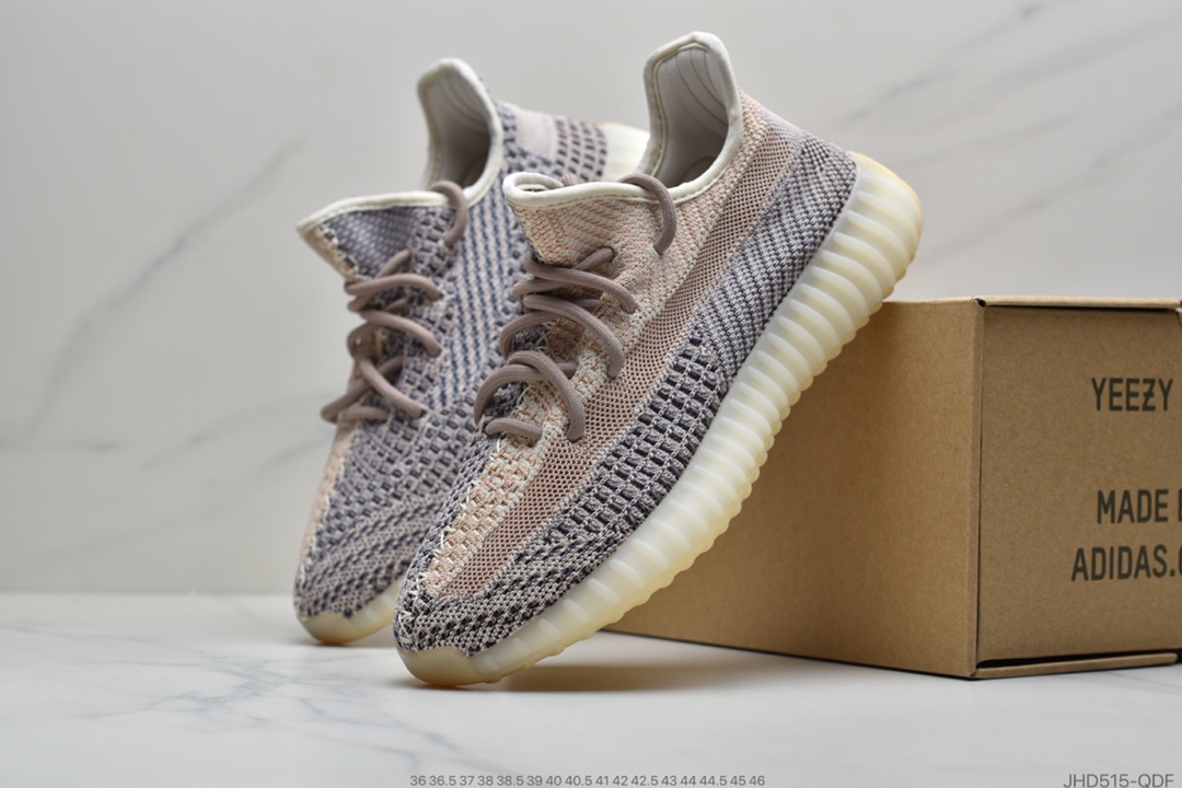 190 adidas YEEZY BOOST 350 V2 二代百搭轻便爆米花中底休闲运动慢跑鞋 GY7658