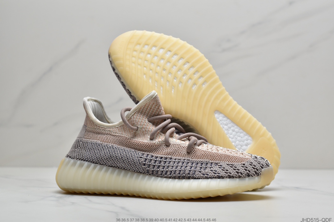 190 adidas YEEZY BOOST 350 V2 二代百搭轻便爆米花中底休闲运动慢跑鞋 GY7658