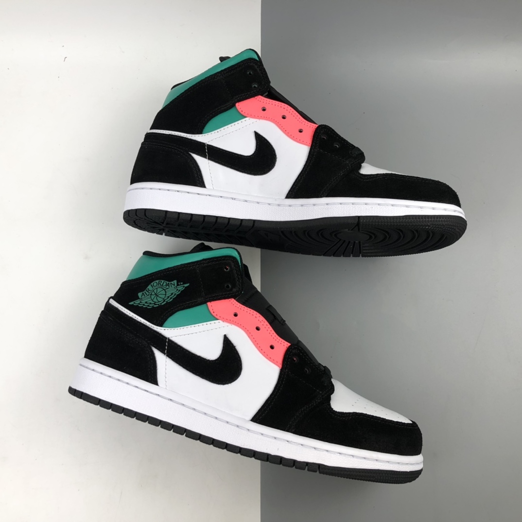 260 Air Jordan 1 Mid AJ1 乔1 中帮百搭休闲运动板鞋 852542-116