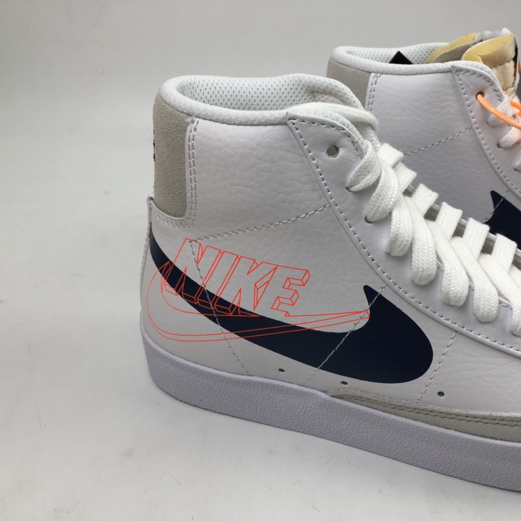 190 Nk Blazer Mid '77 开拓者高帮真硫化百搭休闲板鞋 DA4651-100
