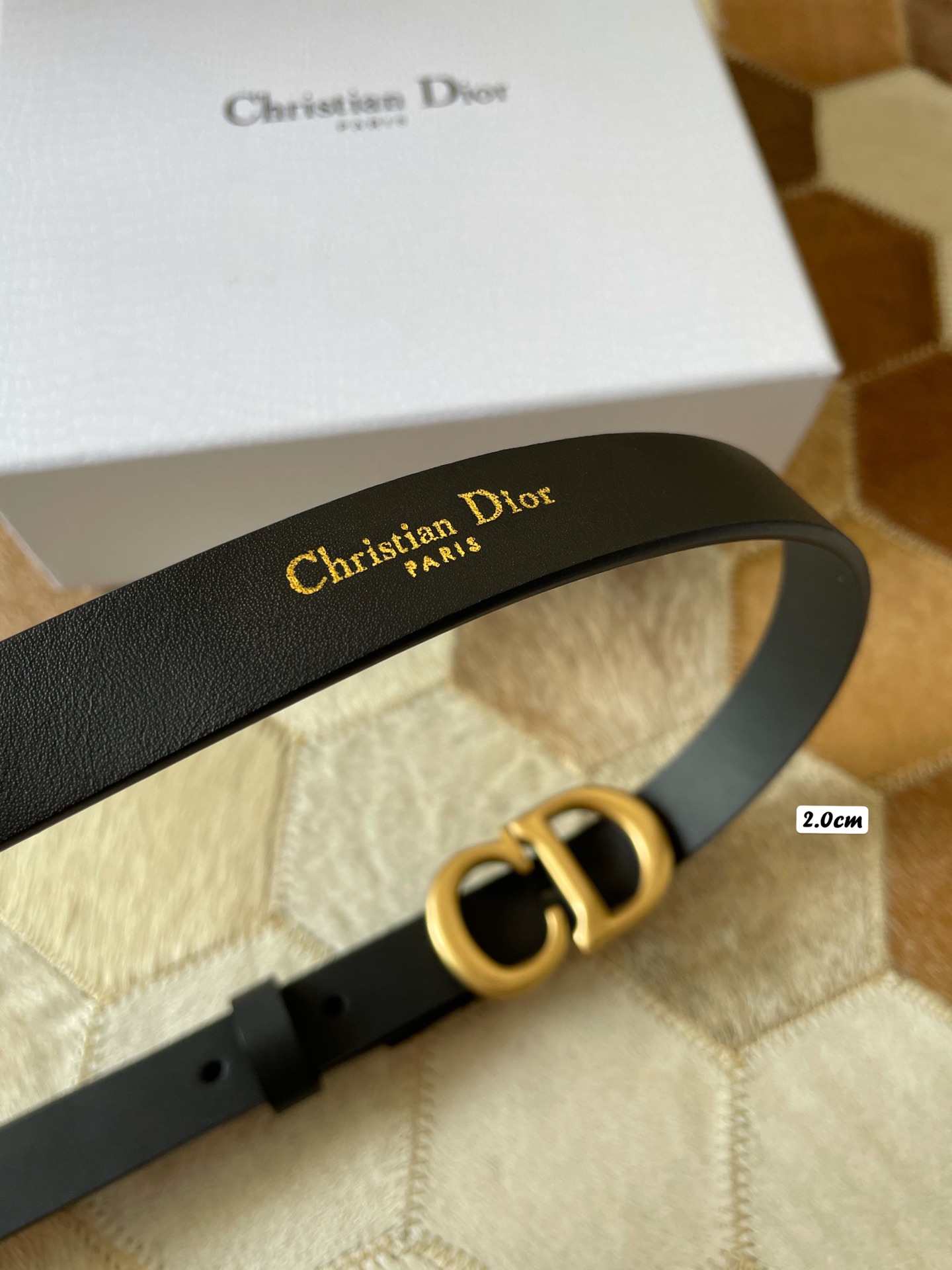 Dior.迪奥全套包装女款2.0cm