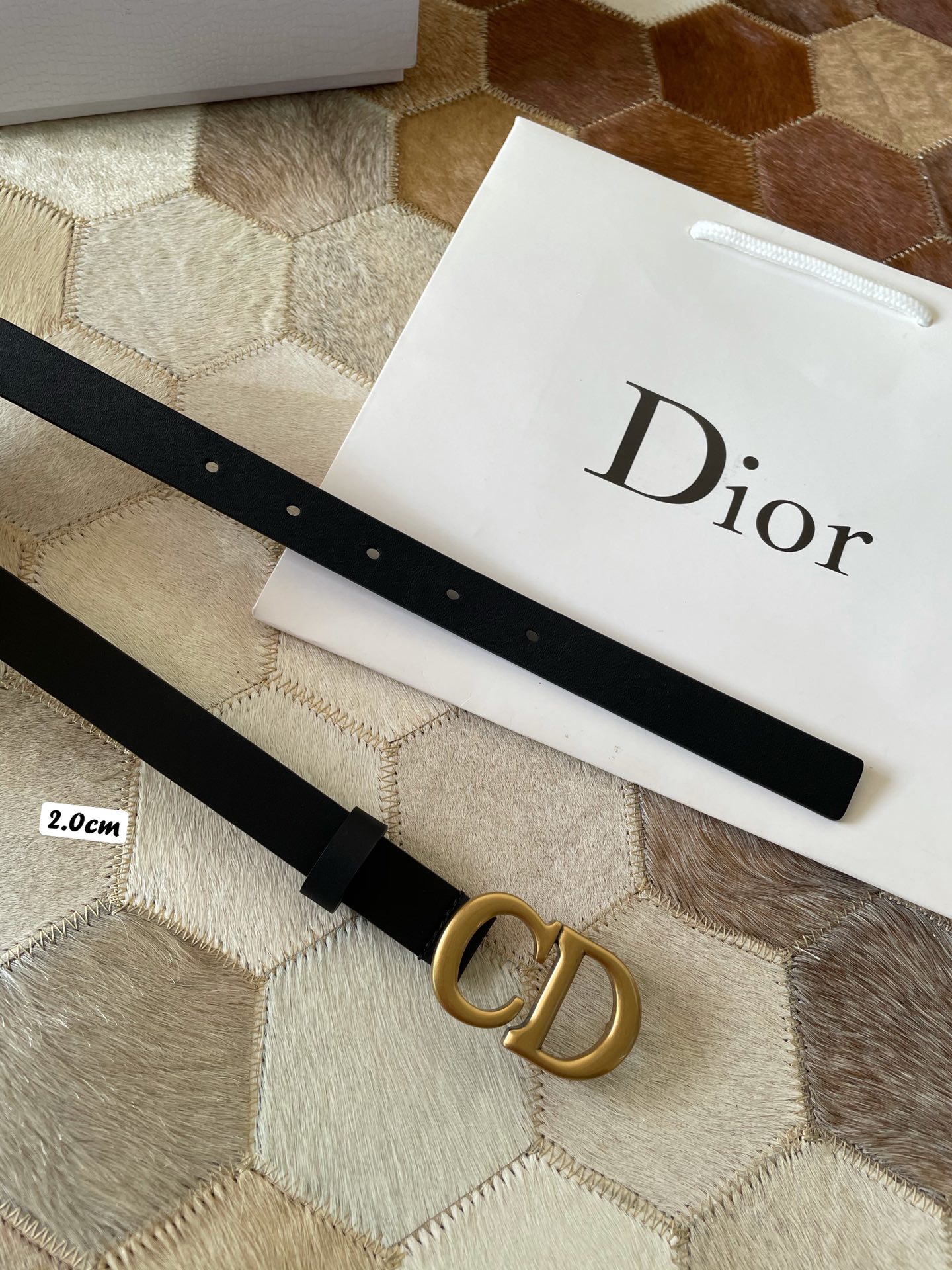 Dior.迪奥全套包装女款2.0cm