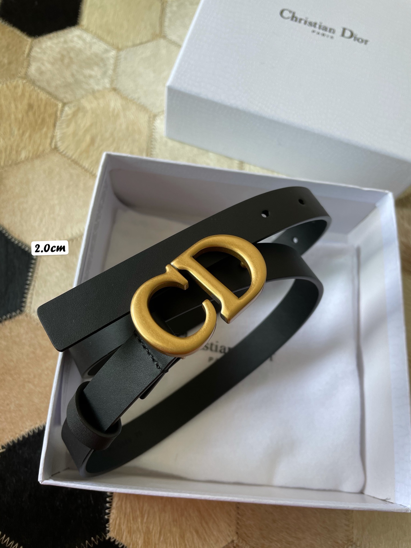 Dior.迪奥全套包装女款2.0cm