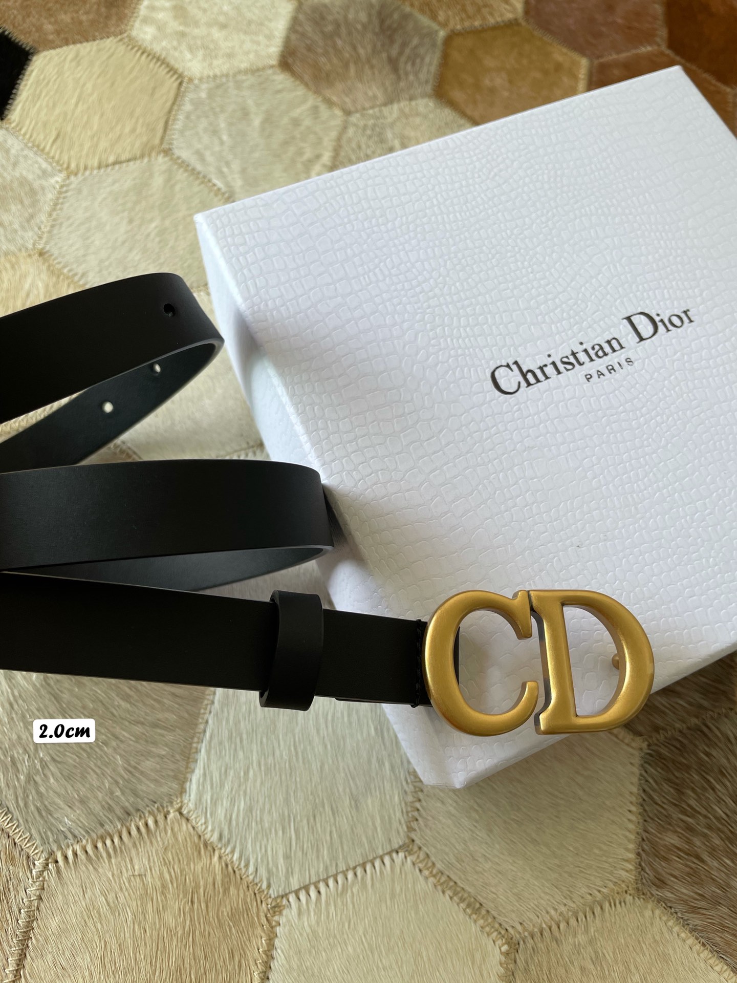 Dior.迪奥全套包装女款2.0cm