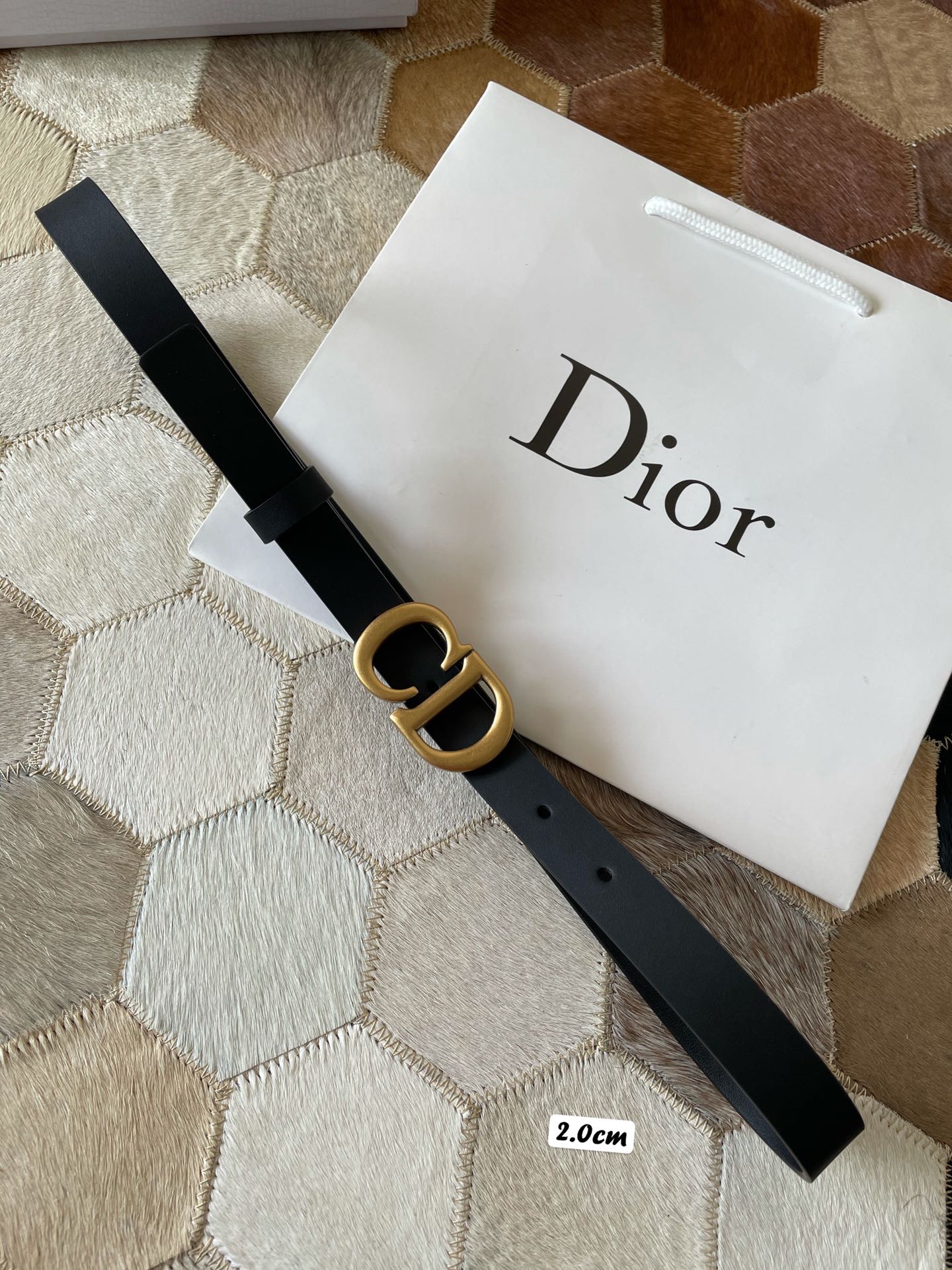 Dior.迪奥全套包装女款2.0cm