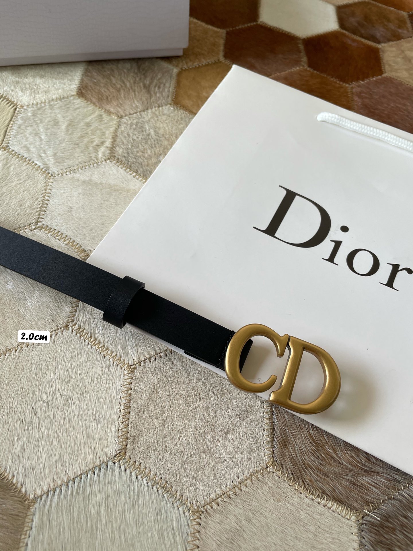 Dior.迪奥全套包装女款2.0cm