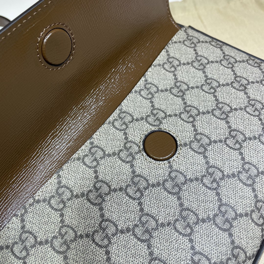 GUCCI古驰马衔扣1955系列小号肩背包645454