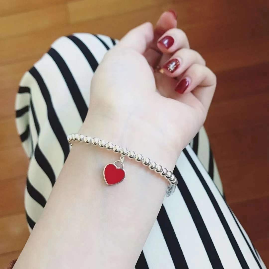 Tiffany & Co. 超超 红心手链色