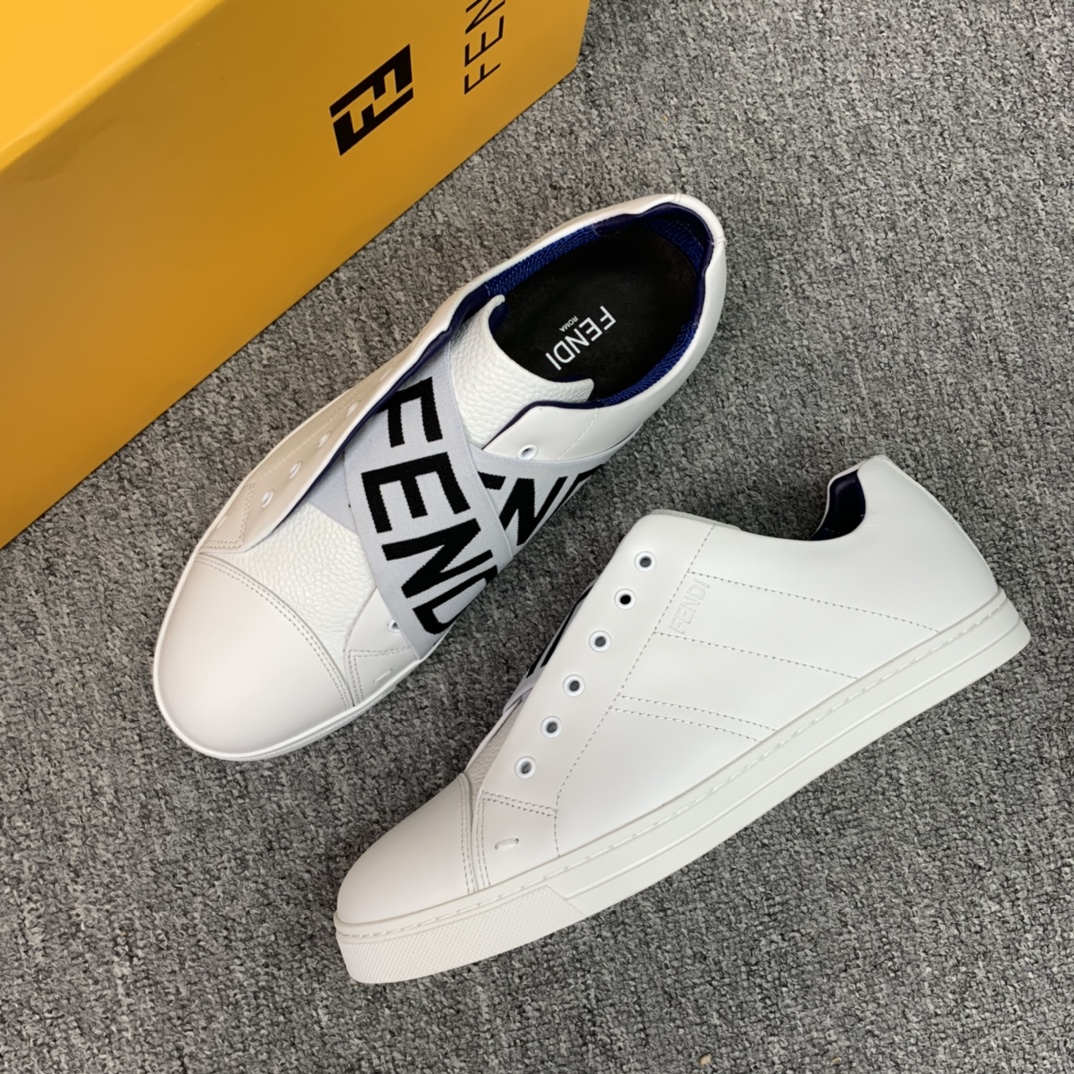Fendi Style Leather Men's Shoes style reference detail image 6 from source 781786