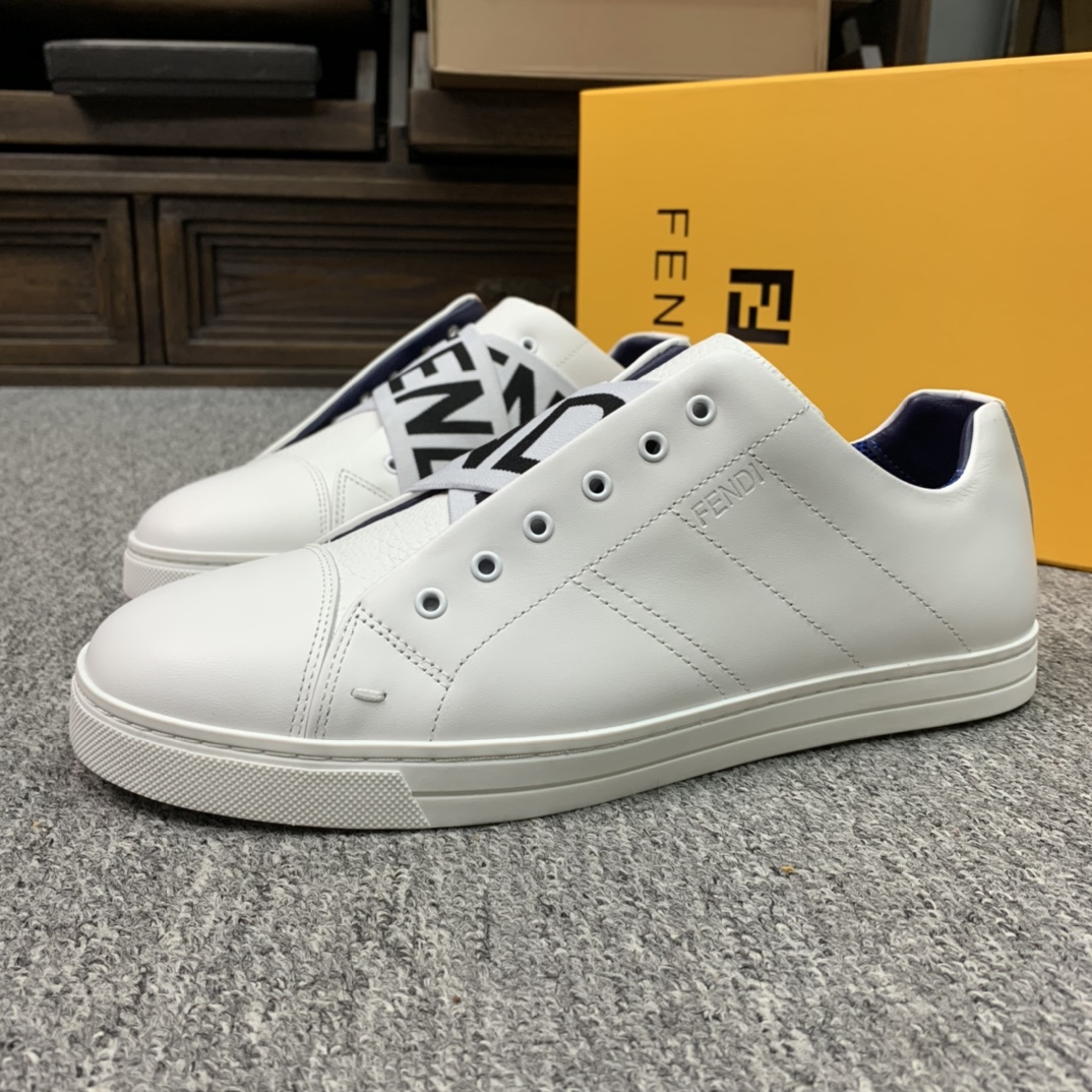 Fendi Style Leather Men's Shoes style reference detail image 5 from source 781786