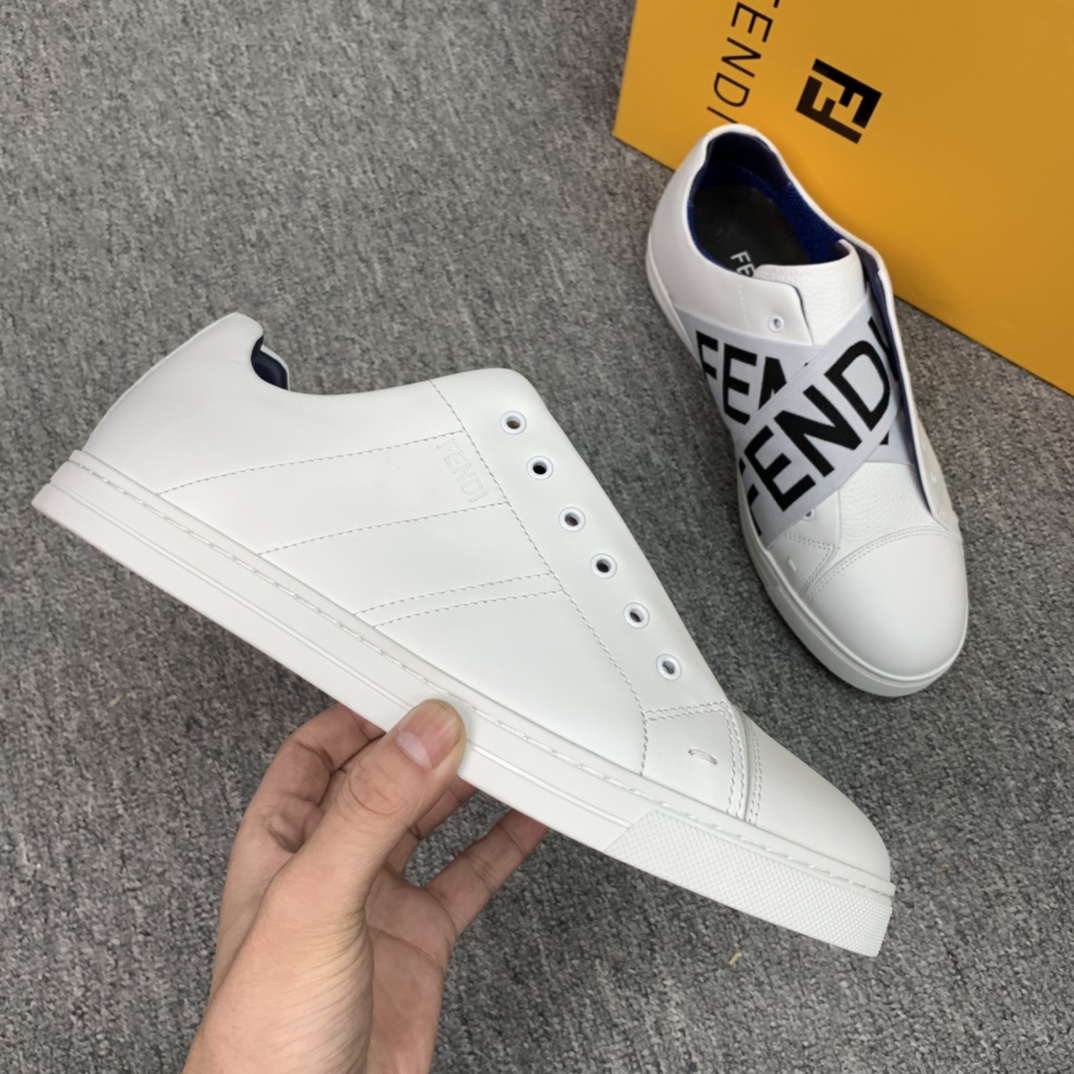 Fendi Style Leather Men's Shoes style reference detail image 4 from source 781786