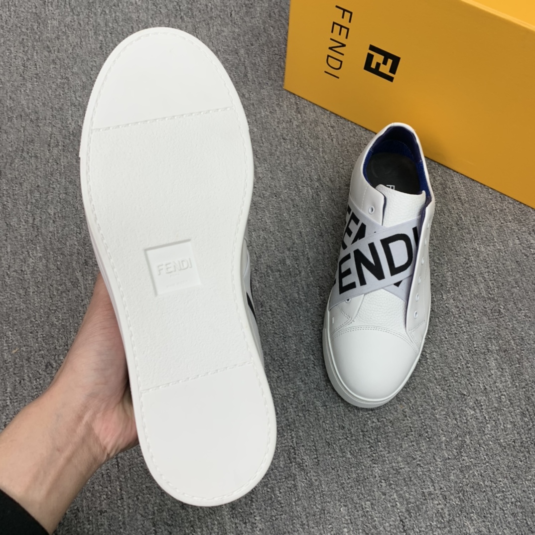 Fendi Style Leather Men's Shoes style reference detail image 7 from source 781786