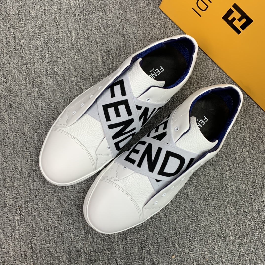 Fendi Style Leather Men's Shoes style reference detail image 3 from source 781786