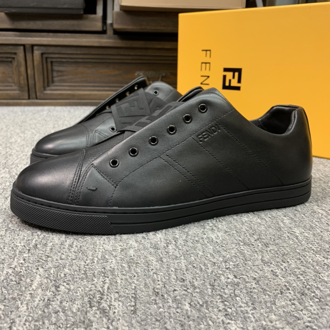 Fendi Style Leather Men's Shoes style reference detail image 5 from source 781781