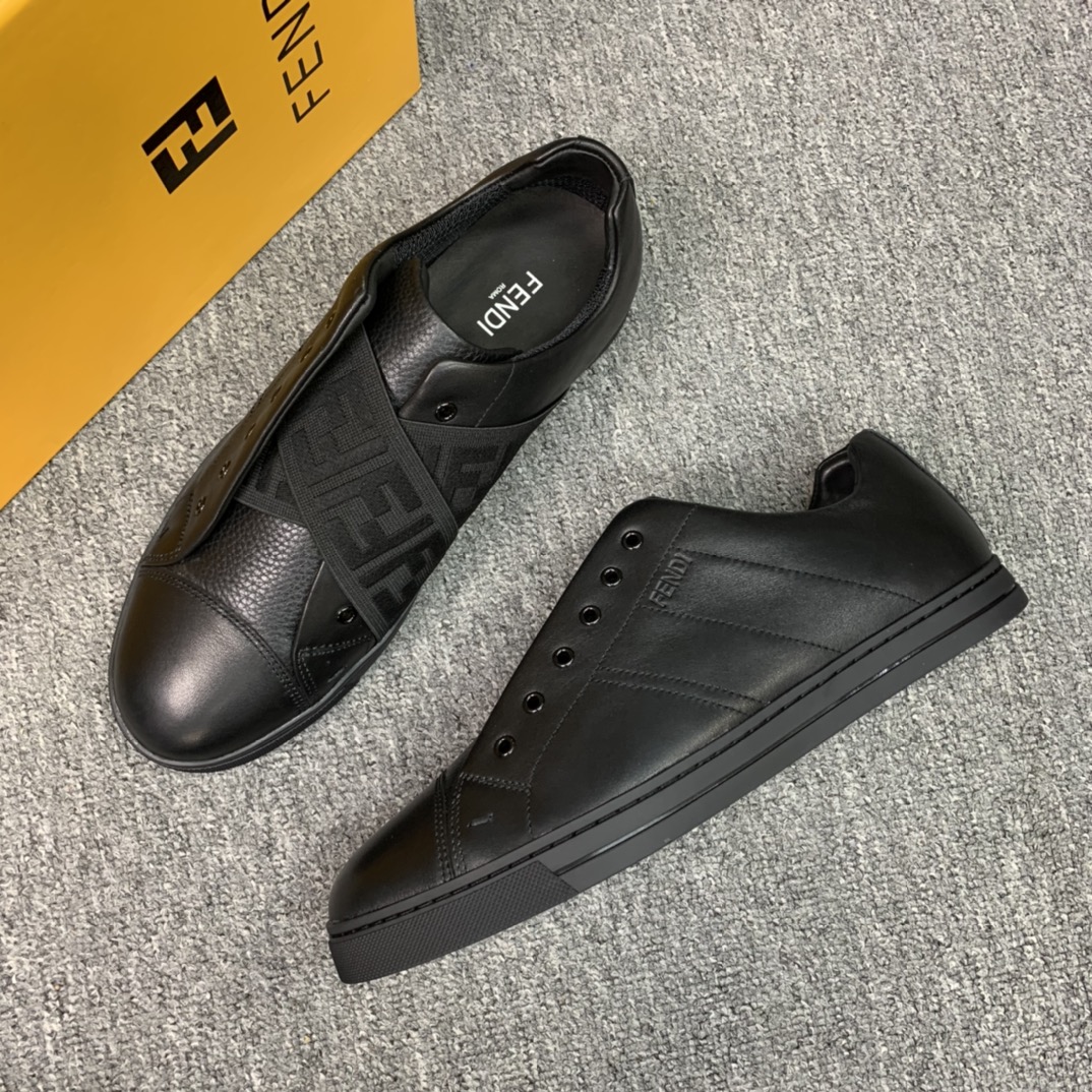 Fendi Style Leather Men's Shoes style reference detail image 6 from source 781781