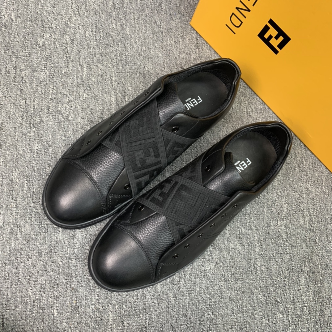 Fendi Style Leather Men's Shoes style reference detail image 3 from source 781781
