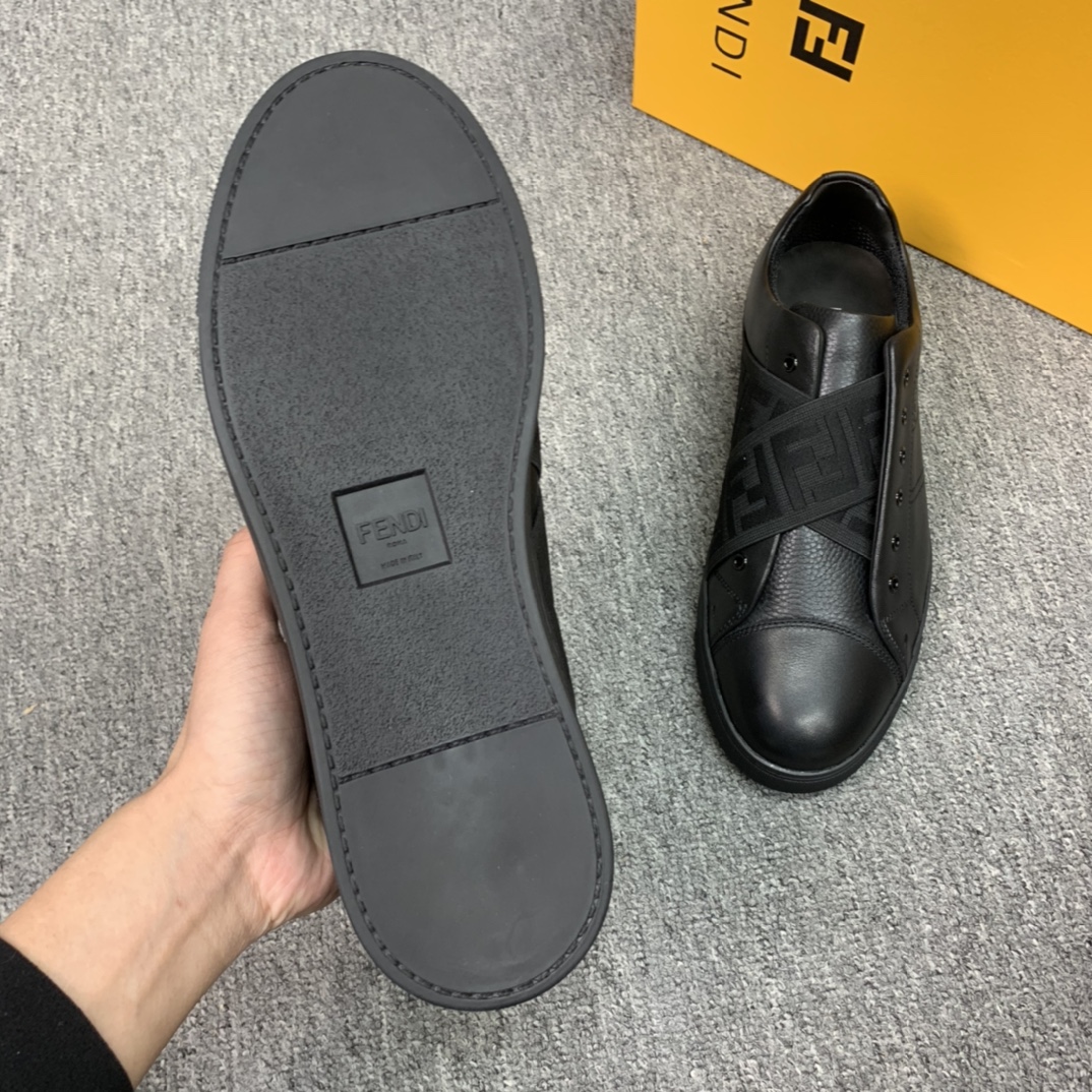 Fendi Style Leather Men's Shoes style reference detail image 7 from source 781781