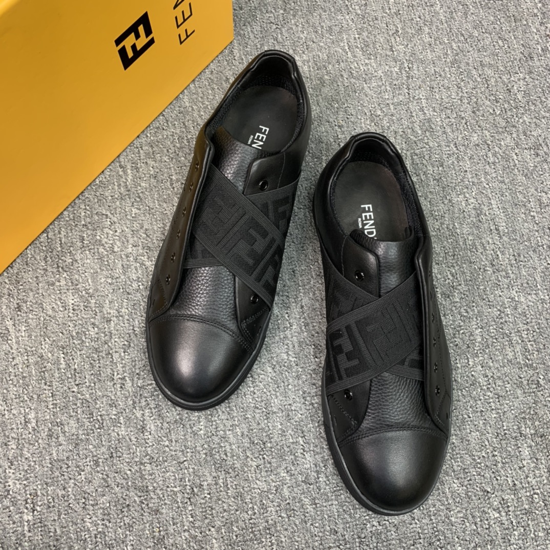 Fendi Style Leather Men's Shoes Lookbook Reference image 2