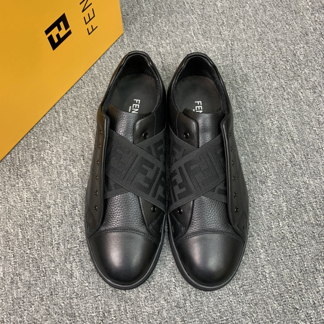 Fendi Style Leather Men's Shoes Lookbook Reference image 1
