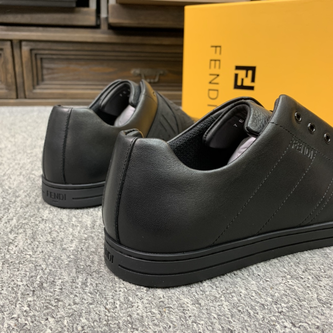 Fendi Style Leather Men's Shoes style reference detail image 9 from source 781781