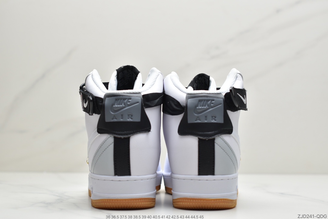 220 公司级耐克Nike Air Force  1 high “NBA” PACK 白黑  空军一号高帮百搭休闲运动板鞋CT2306-100