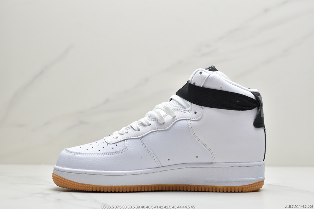 220 公司级耐克Nike Air Force  1 high “NBA” PACK 白黑  空军一号高帮百搭休闲运动板鞋CT2306-100