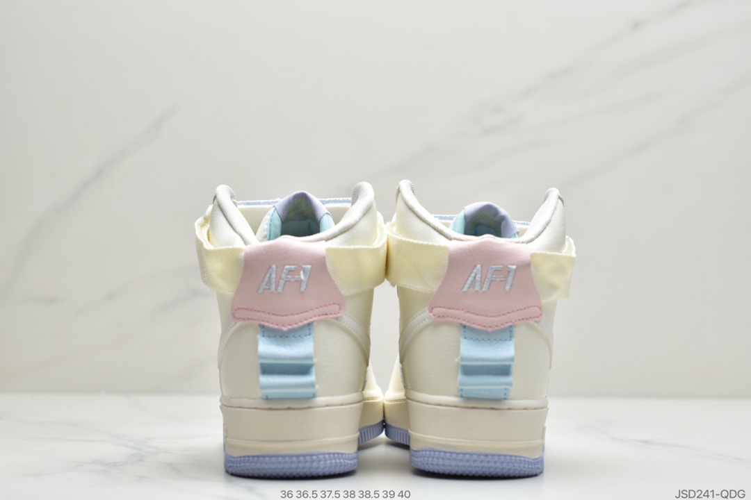200 公司级空军 高帮 独角兽 少女系列 魔术贴 Nike Air Force 1 Mid 独角兽空军一号联名款CQ4810-111