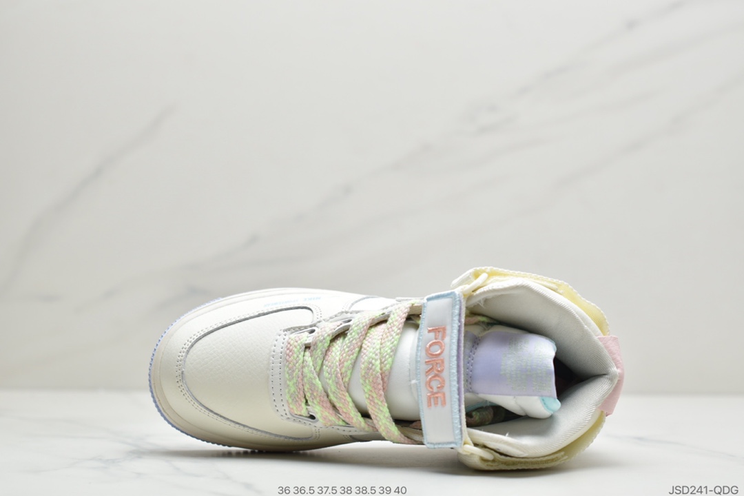 200 公司级空军 高帮 独角兽 少女系列 魔术贴 Nike Air Force 1 Mid 独角兽空军一号联名款CQ4810-111