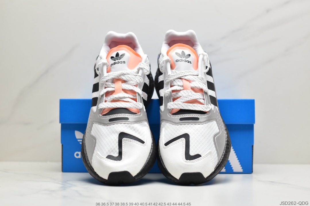 200 公司级阿迪达斯Adidas Day Jogger 2020 Boost  夜行者二代爆米花复古跑鞋  FY3027