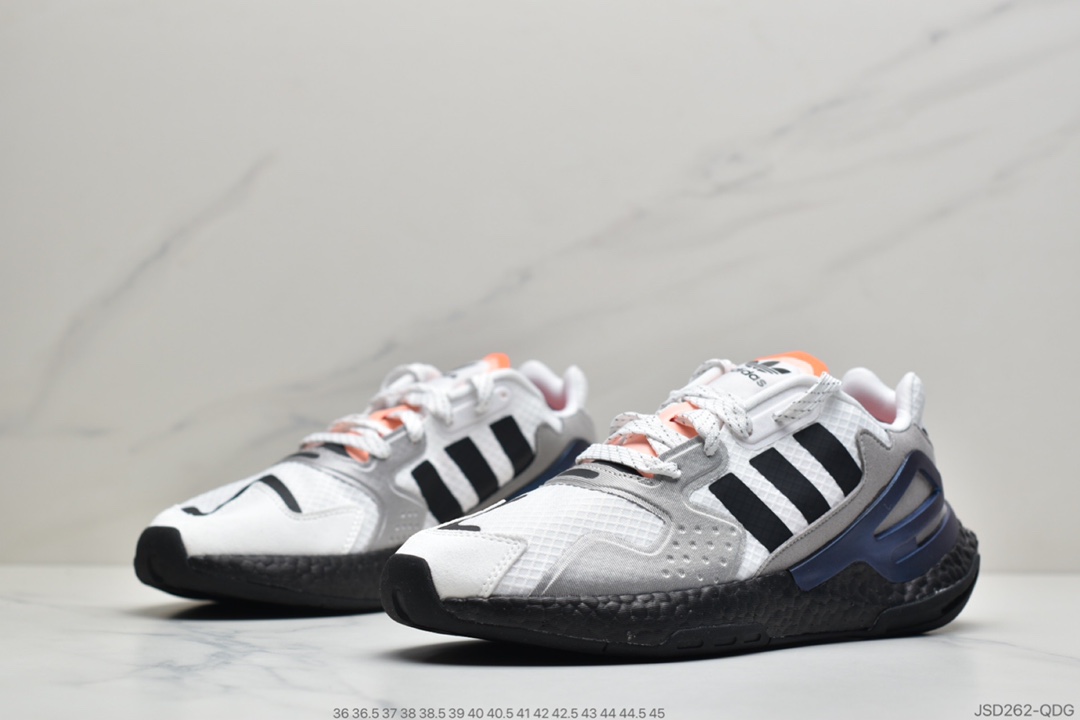 200 公司级阿迪达斯Adidas Day Jogger 2020 Boost  夜行者二代爆米花复古跑鞋  FY3027