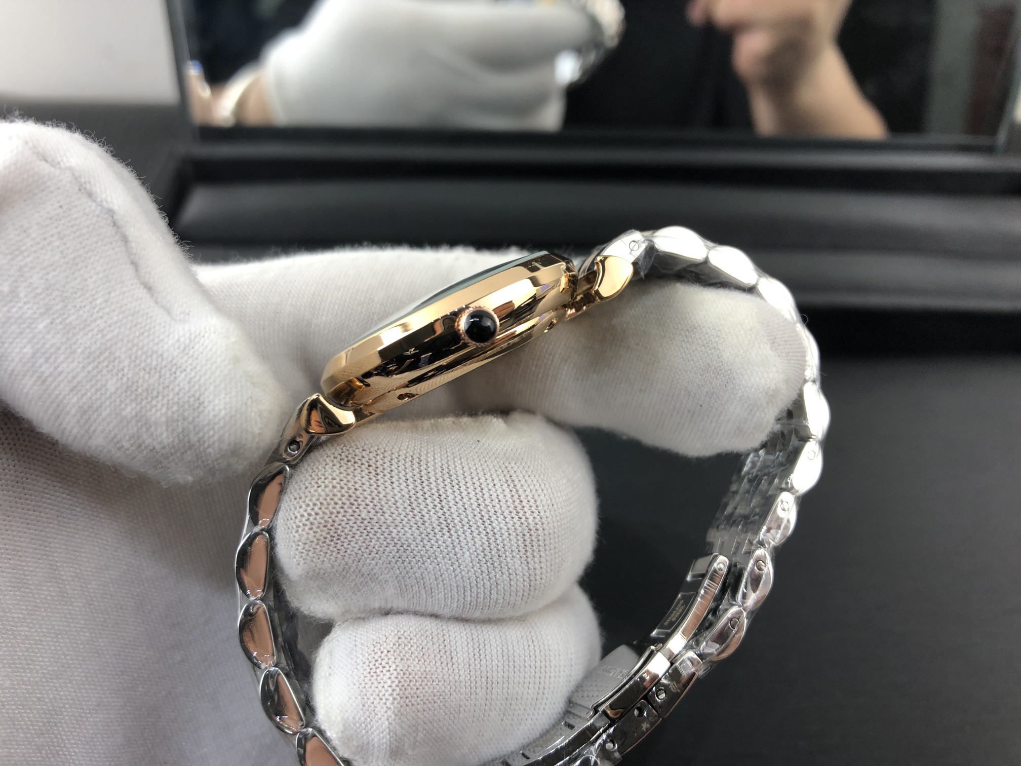 Armani 皇家 阿玛尼摩天轮蓝盘女表