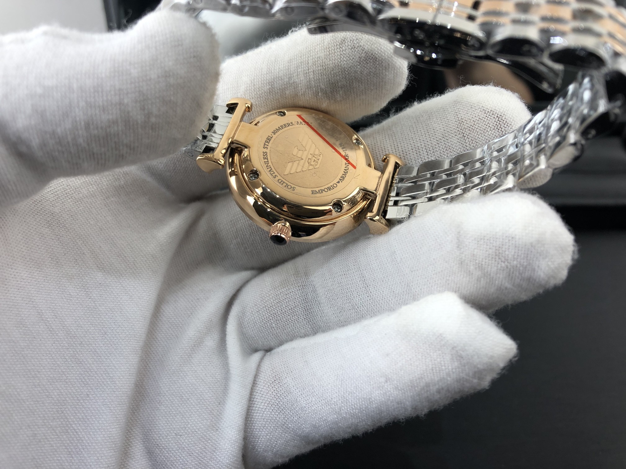 Armani 皇家 阿玛尼摩天轮蓝盘女表