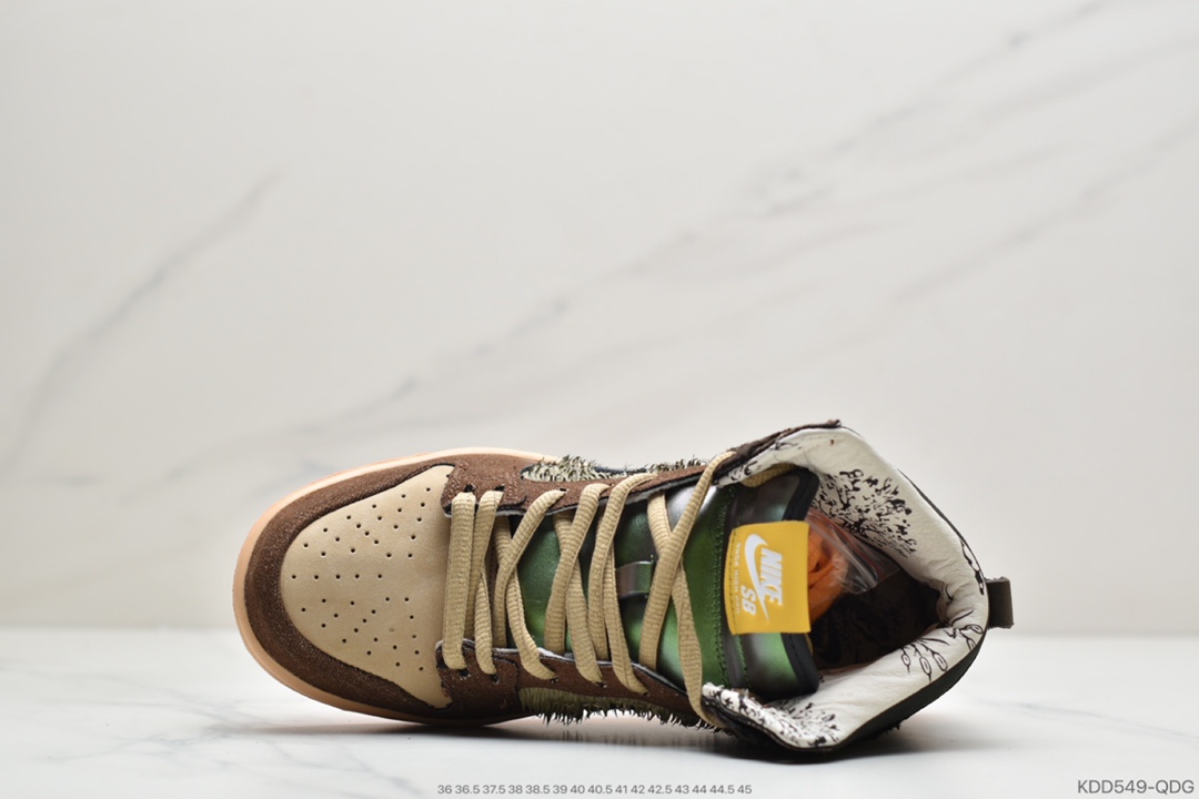 450 公司级耐克NIKE Concepts x Nike SB Dunk High “Mallard” 最新配色  “Mallard（野鸭）”DC6887-200