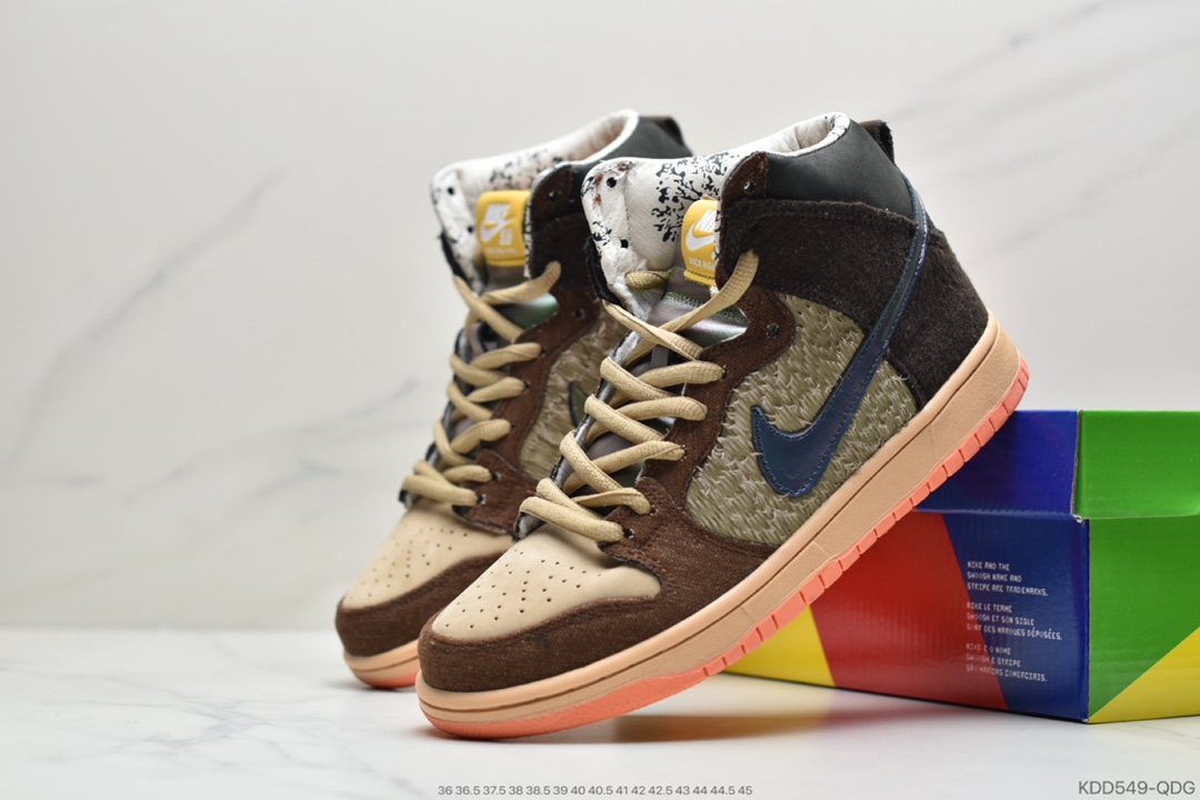 450 公司级耐克NIKE Concepts x Nike SB Dunk High “Mallard” 最新配色  “Mallard（野鸭）”DC6887-200