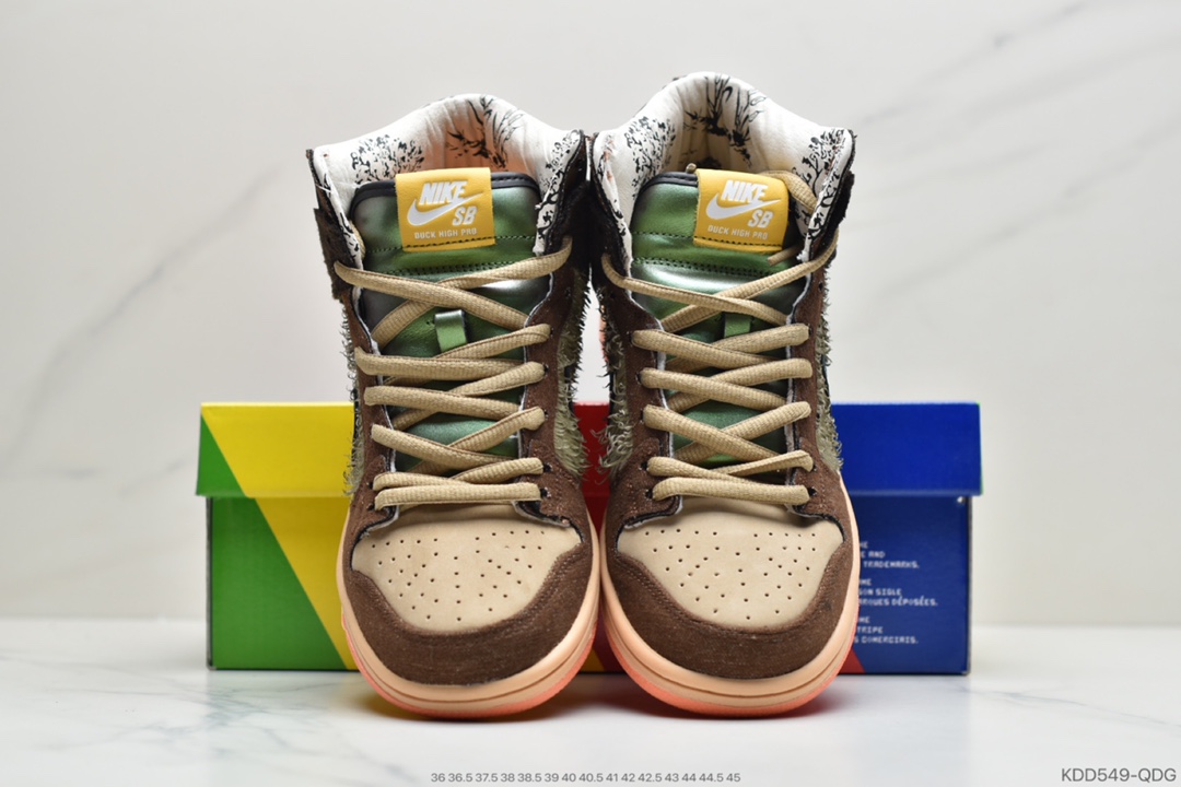 450 公司级耐克NIKE Concepts x Nike SB Dunk High “Mallard” 最新配色  “Mallard（野鸭）”DC6887-200