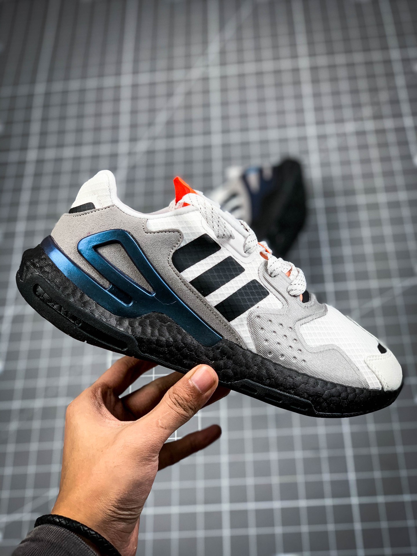 200  公司级 新品首发 Adidas 阿迪达斯 Original ZX 7HE 真爆网面透气休闲跑步鞋 FV2315-441