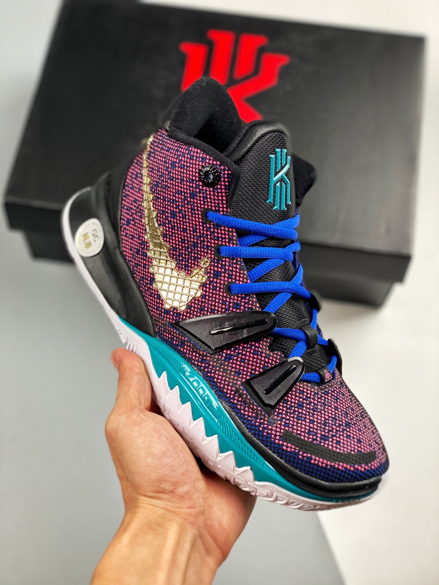 Versión de estreno inicial, soporta combate ligero. NK Kyrie 7 Pre Heat Ep GC original, Irving 7, nudo chino …